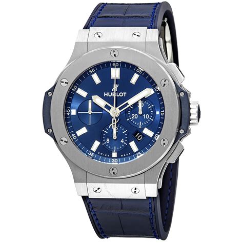 hublot big bang steel chronograph automatic mens watch 301m 44.5mm|Hublot chronograph.